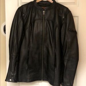 NWOT First Classics Black Leather Jacket
